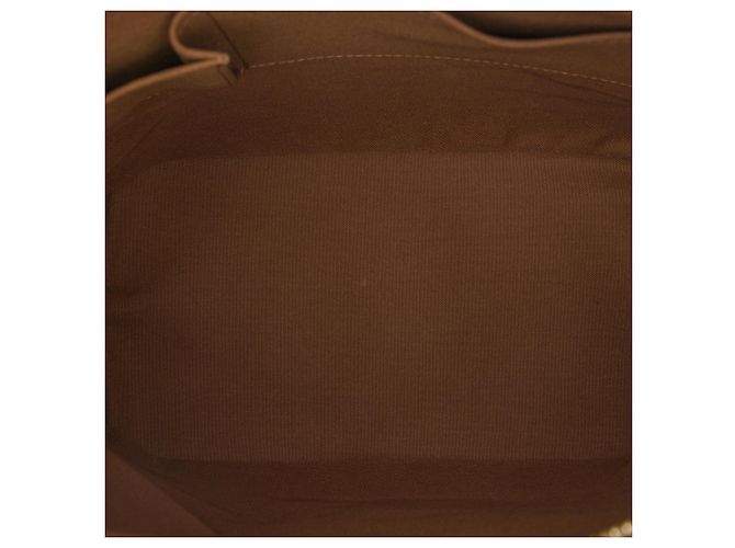 Louis Vuitton Brown Monogram Lockit Vertical Castaño - vista 4