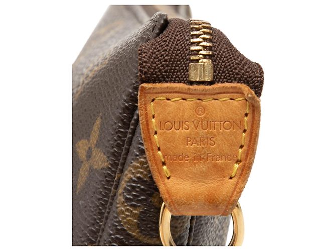 Louis Vuitton Brown Monogram Mini Pochette Accessoires Marron - vue 5