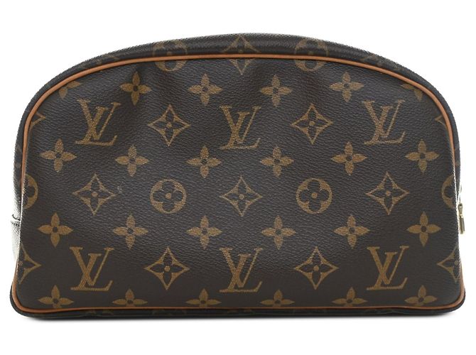 Louis Vuitton Brown Monogram Trousse Toilette 25 Castaño - vista 2