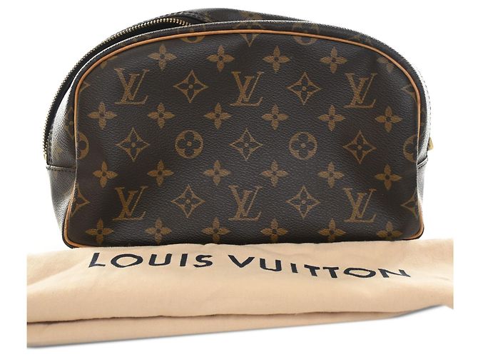 Louis Vuitton Brown Monogram Trousse Toilette 25 Castaño - vista 5