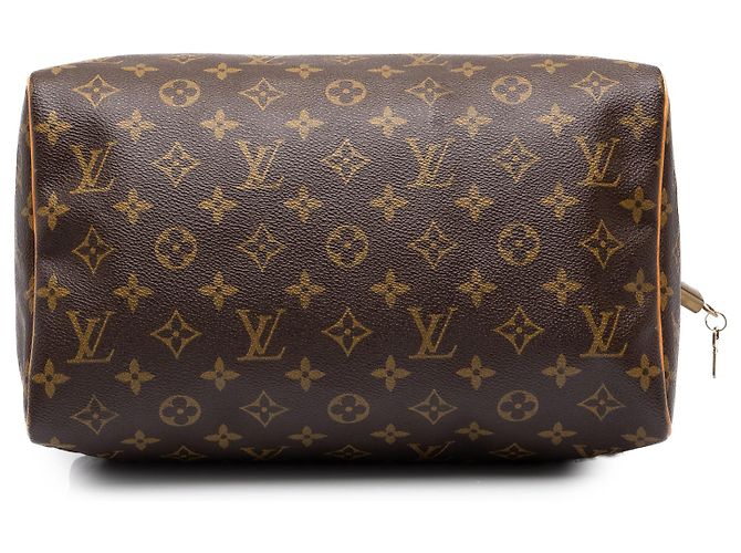 Louis Vuitton Brown Monogram Speedy 30 Marron - vue 3