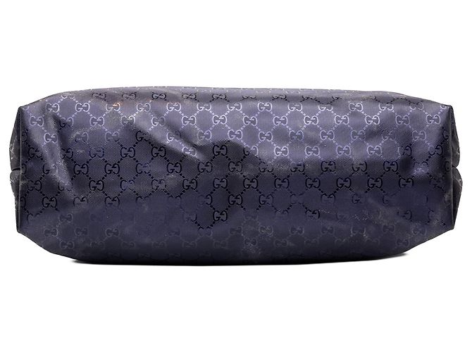 Tote Gucci Blu Large Stampa GG Blu navy - vista 3