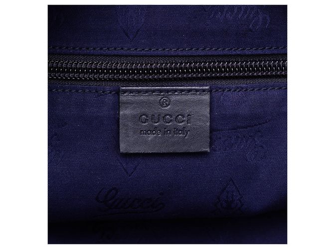 Tote Gucci Blu Large Stampa GG Blu navy - vista 5