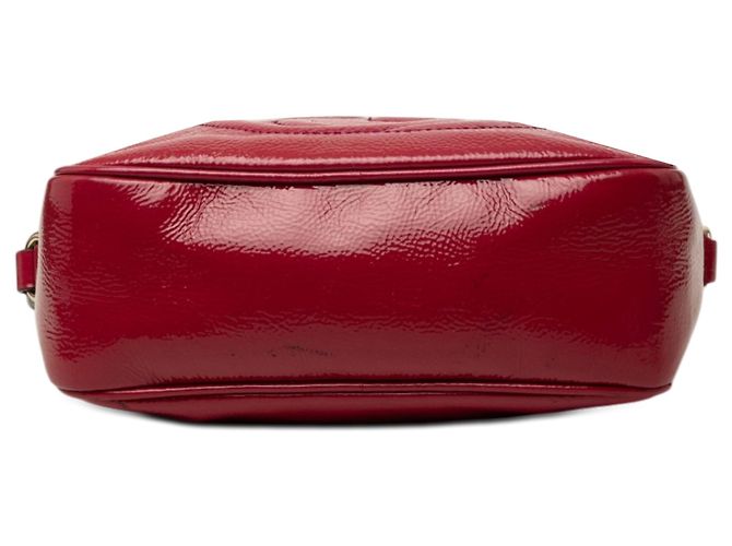 Gucci Soho Disco Crossbody in vernice rosa - vista 3