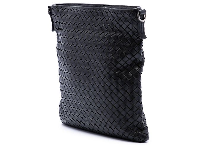 Bottega Veneta Borsa a tracolla VN in Nappa Intrecciato Nera - vista 2