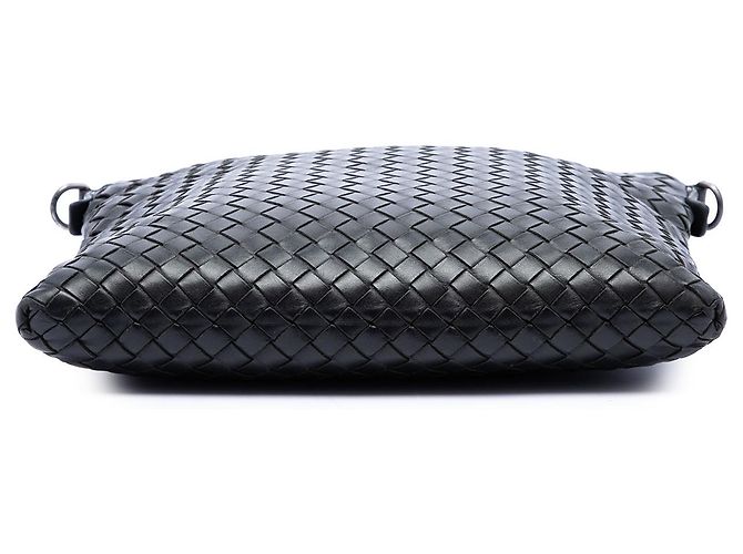 Bottega Veneta Borsa a tracolla VN in Nappa Intrecciato Nera - vista 3