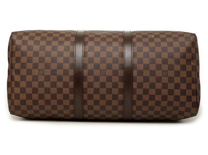 Louis Vuitton Brown Damier Ebene Keepall 50 Marrom - vista 3