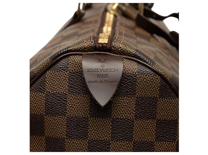 Louis Vuitton Brown Damier Ebene Keepall 50 Marrom - vista 5