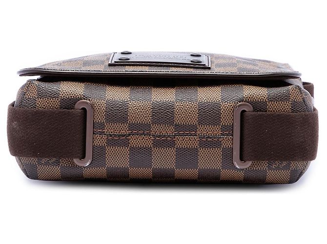 Louis Vuitton Brown Damier Ebene Brooklyn PM Castaño - vista 3