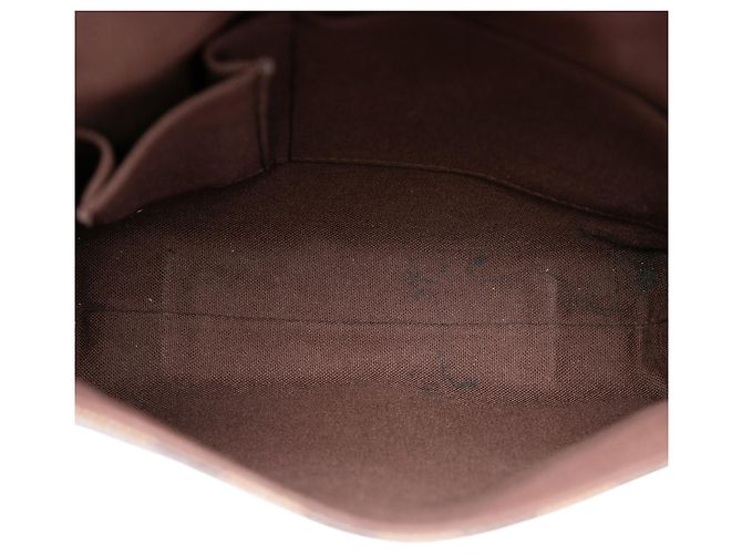 Louis Vuitton Brown Damier Ebene Brooklyn PM Castaño - vista 4