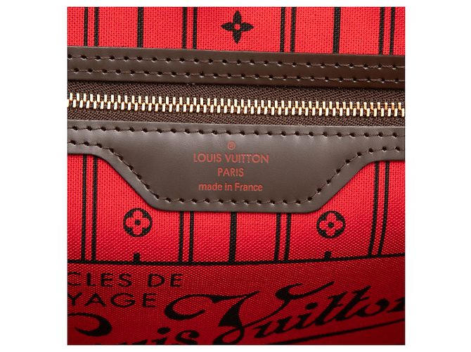 Louis Vuitton Brown Damier Ebene Neverfull MM - view 5