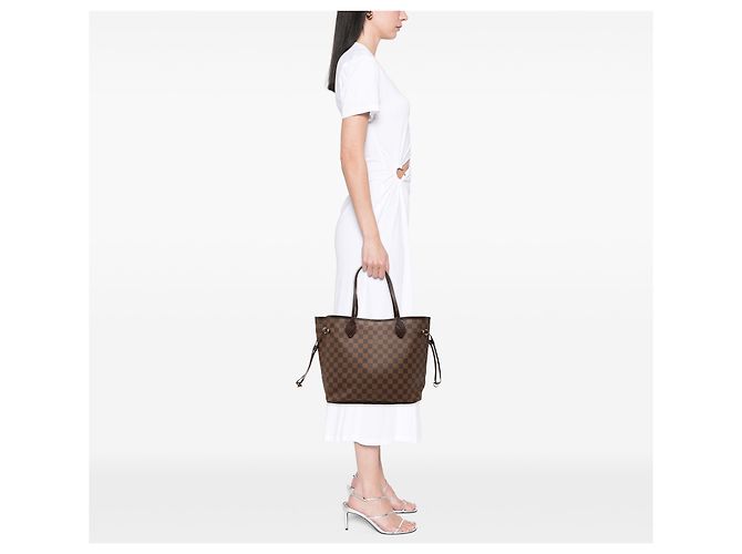 Louis Vuitton Brown Damier Ebene Neverfull MM - view 6