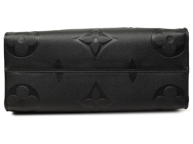 Louis Vuitton Black Monogram Empreinte Onthego MM Preto - vista 3