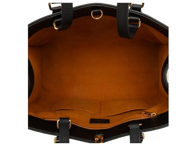 Louis Vuitton Black Monogram Empreinte Onthego MM Preto - vista 4