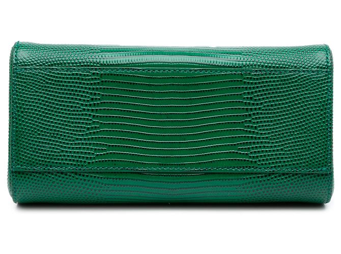 Borsa Miss Sicily Dolce & Gabbana in vitello embossed iguana verde, piccola - vista 3