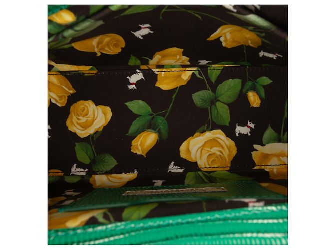Borsa Miss Sicily Dolce & Gabbana in vitello embossed iguana verde, piccola - vista 4