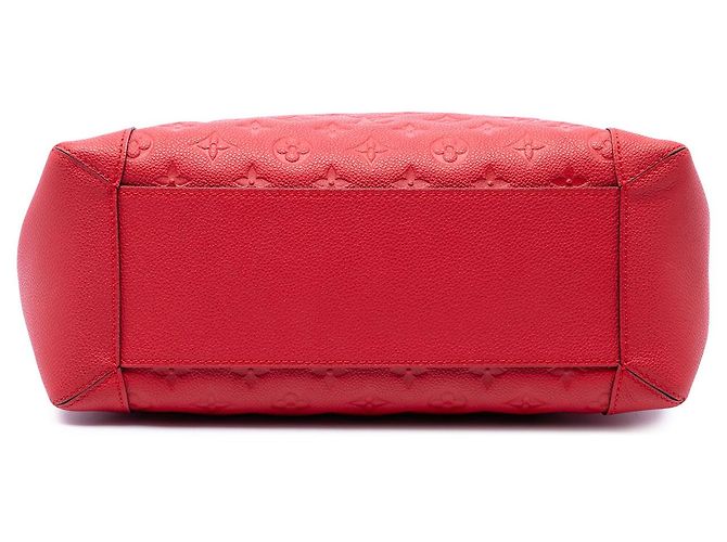 Louis Vuitton Red Monogram Empreinte Bagatelle Rosso - vista 3