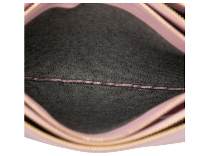 Céline Celine Pink Large Lambskin Trio Crossbody - view 4