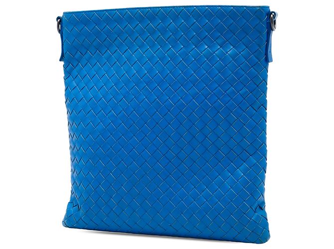 Bottega Veneta Borsa a tracolla VN in Nappa Intrecciato blu - vista 2