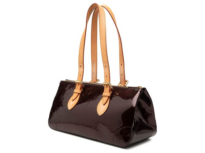 Louis Vuitton Red Monogram Vernis Rosewood Avenue Rot Bordeaux - Ansicht 2