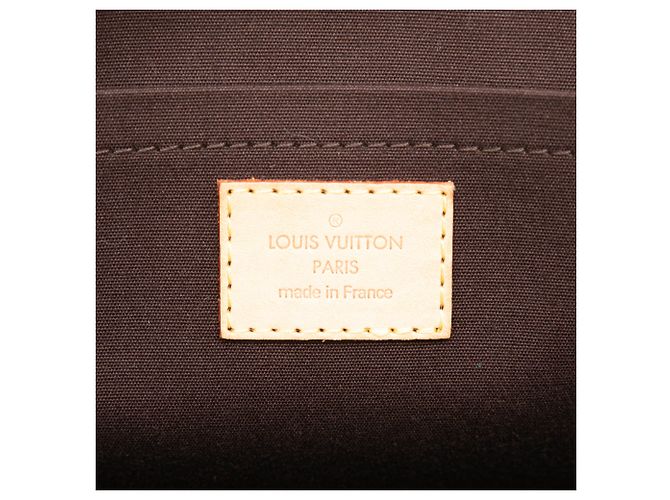 Louis Vuitton Red Monogram Vernis Rosewood Avenue Rot Bordeaux - Ansicht 5
