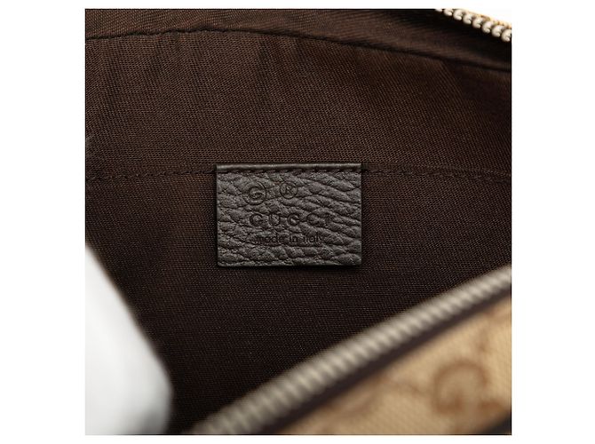 Borsetta a cintura Gucci in tela GG beige - vista 5
