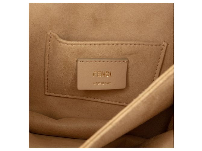 Fendi Black Fila Mania Small Multicolor Zucca Embossed Leather Kan I Crossbody Nero - vista 5