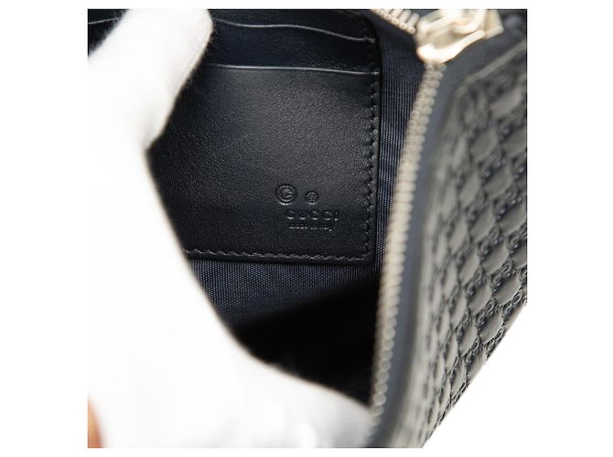 Gucci Black Microguccissima Clutch Schwarz - Ansicht 5