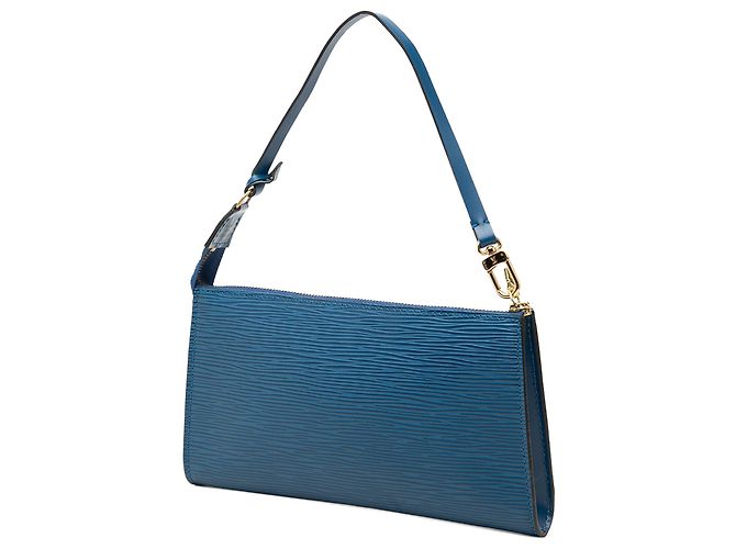 Louis Vuitton Blue Epi Pochette Accessoires Blau - Ansicht 2
