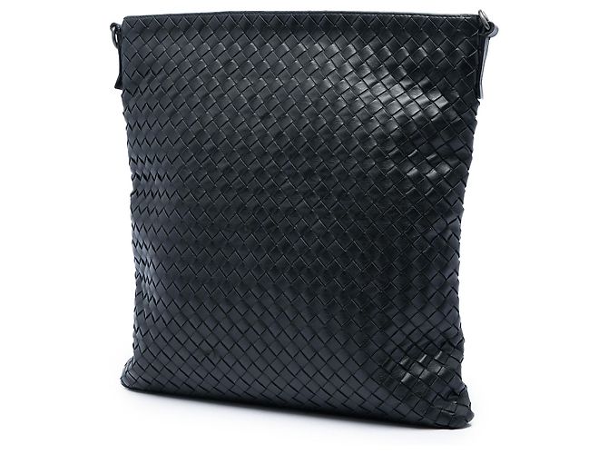 Bottega Veneta Borsa a tracolla VN in nappa intrecciato nera Nero - vista 2