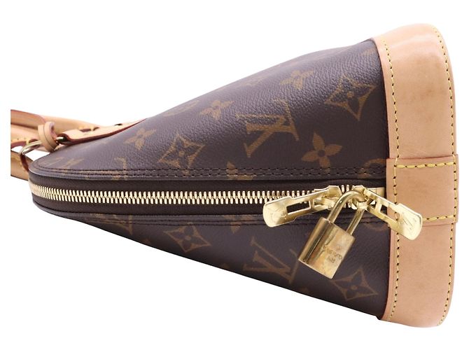 Louis Vuitton Brown Monogram Alma PM Marron - vue 12