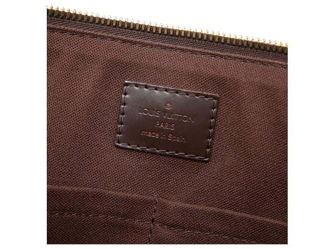 Louis Vuitton Brown Damier Ebene Porte Documents Jour Castaño - vista 5