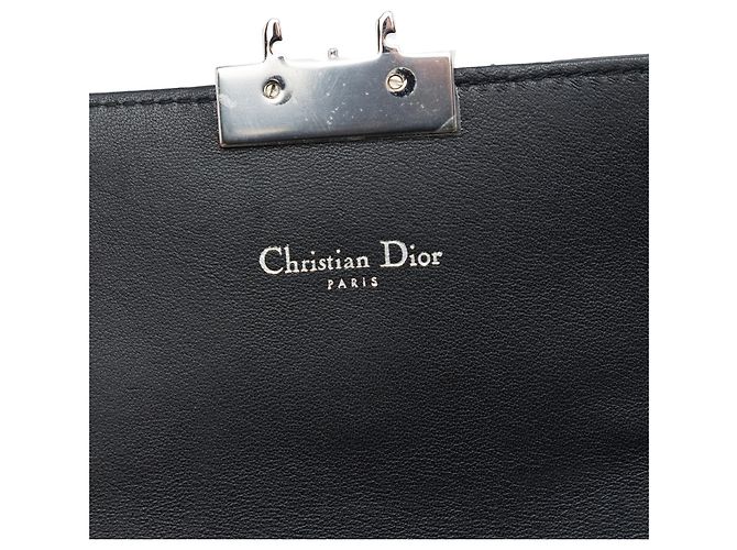 Autre Marque Pouch Mini Miss Dior in pelle laccata Cannage nera Dior Nero - vista 5