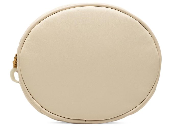 Gucci White Small GG Marmont Matelasse Beuteltasche aus Kalbsleder Weiß - Ansicht 3