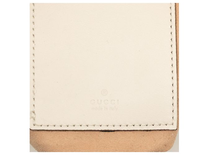 Gucci White Small GG Marmont Matelasse Beuteltasche aus Kalbsleder Weiß - Ansicht 5