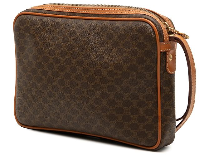 Céline Celine Brown Macadam Coated Canvas Clutch Braun - Ansicht 2