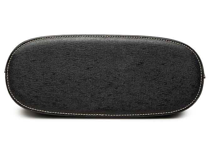 Borsa Tote in pelle nera Burberry Nero - vista 3