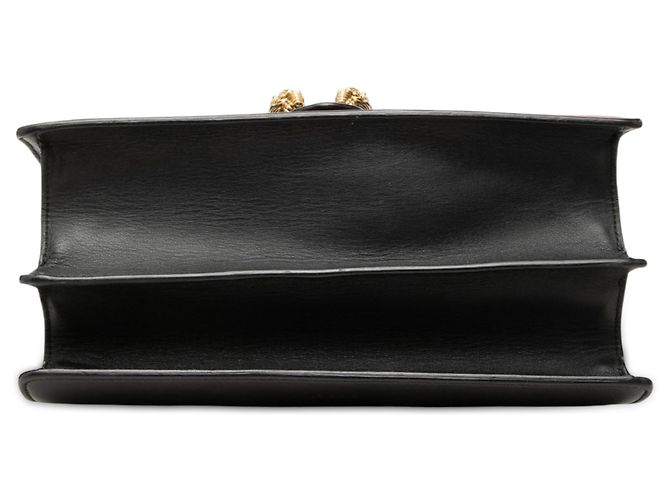 Bolsa Satchel Gucci Dionysus Web em couro de bezerro preto tamanho Medium com bambu - vista 3