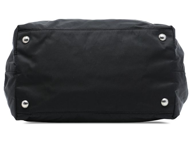 Bolso Tote Prada de Tessuto Negro con Lazo Fiocco - vista 3