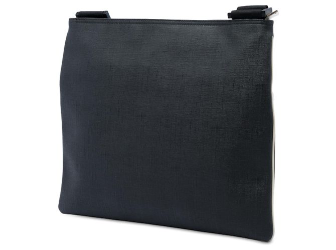 Borsa a tracolla Gucci Black GG Supreme Trademark Logo - vista 2