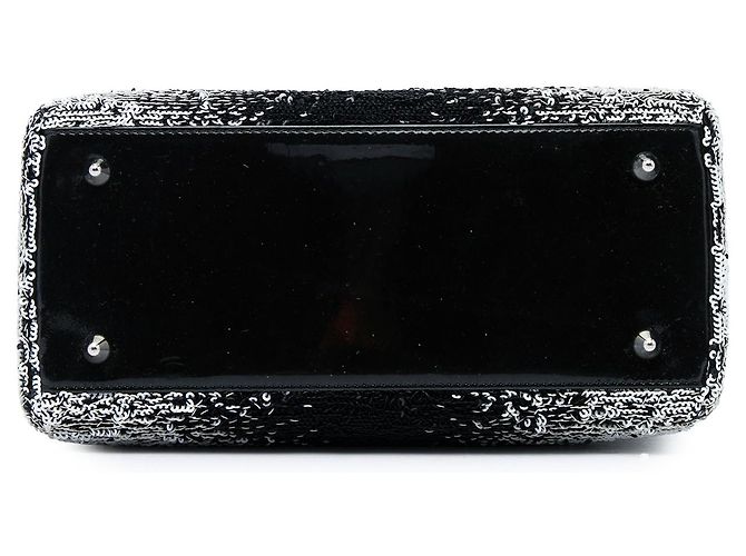 Autre Marque Dior Black Medium Sequins Lady Dior Nero - vista 3