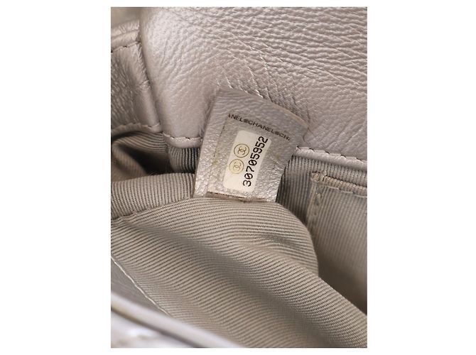 Chanel Silver Metallic Lambskin 19 Belt Bag Silvery - view 6
