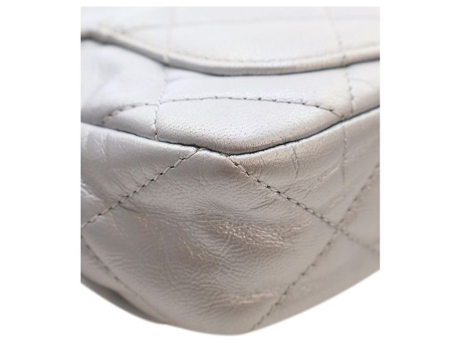 Chanel Silver Metallic Lambskin 19 Belt Bag Silvery - view 9
