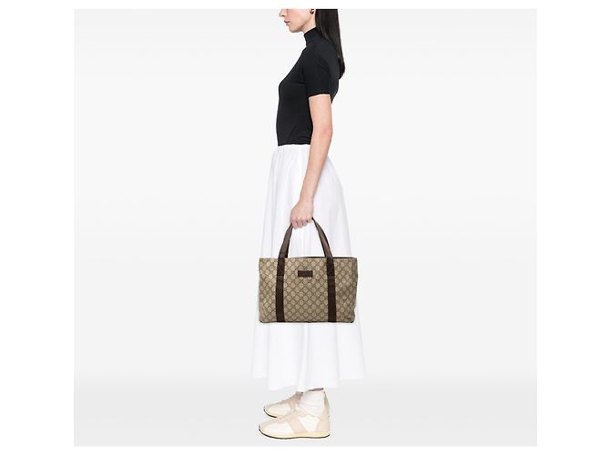 Gucci Beige GG Supreme Tote - Ansicht 6