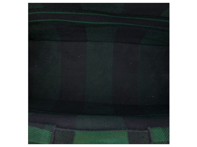 Autre Marque Dior Book Tote Large aus besticktem Canvas-Karo, Grün - Ansicht 4