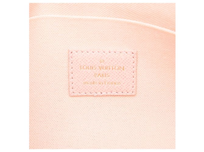 Louis Vuitton White Damier Azur Pochette Felicie Bianco - vista 5