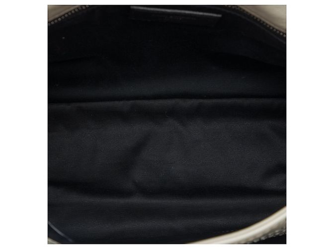 Autre Marque Saint Laurent White Medium Crinkled Calfskin Niki Bianco Crudo - vista 4