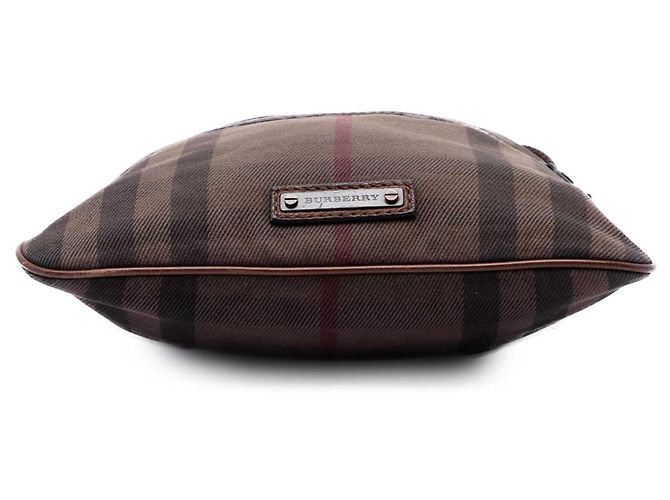 Bolso bandolera Burberry Brown Exploded Check de algodón Castaño Marrón oscuro - vista 3
