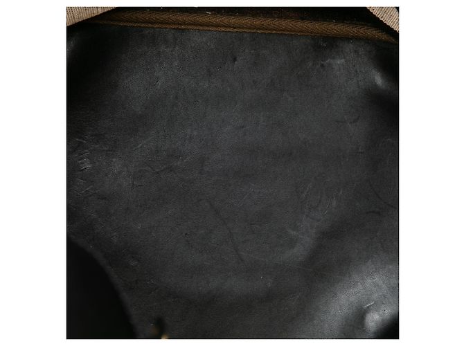 Burberry Ashby Bucket Bag aus Mega Check Canvas in Braun, Größe Medium Hellbraun - Ansicht 4