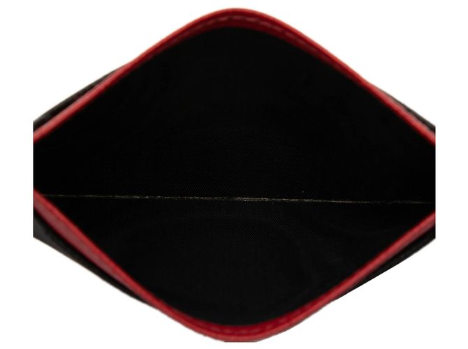 Prada Black Bicolor Saffiano Card Holder - view 4